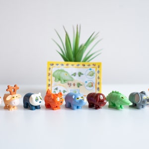 Ferrero Kinder Surprise Vintage Animal con figurine di bambini + carta originale (BPZ)