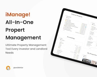 iManage! - All-in-One Property Management Tool