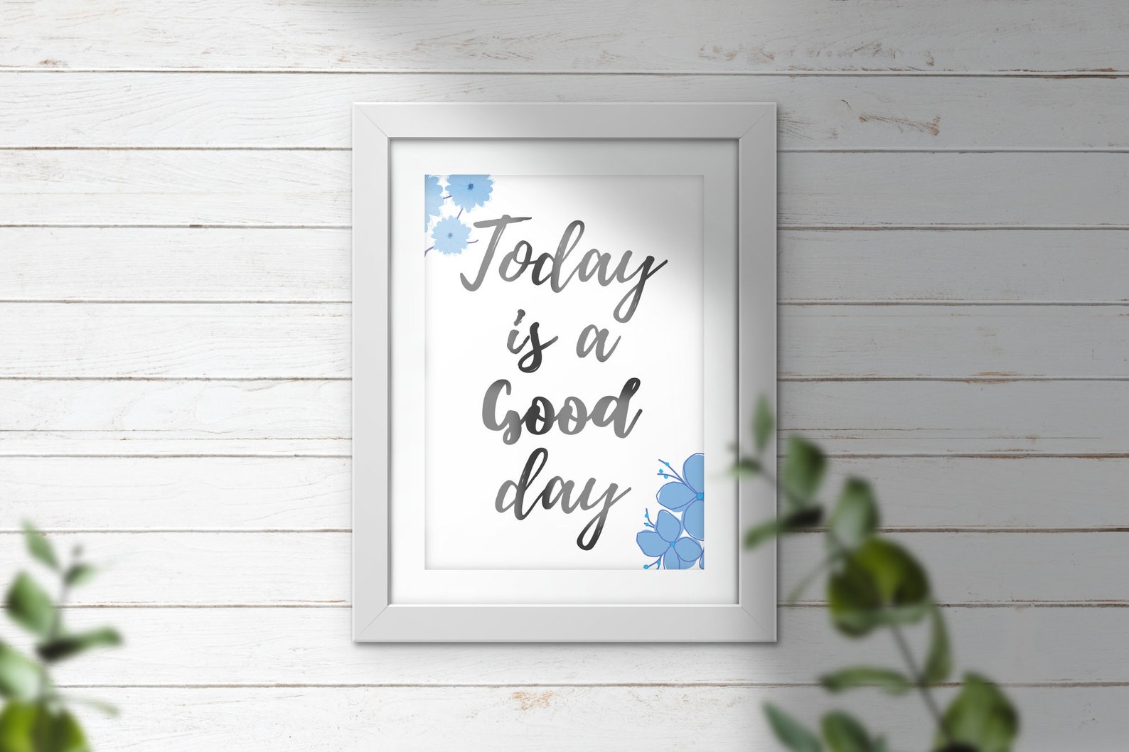 Printable Quote Inspirational Wall Art Today is A Good Day - Etsy