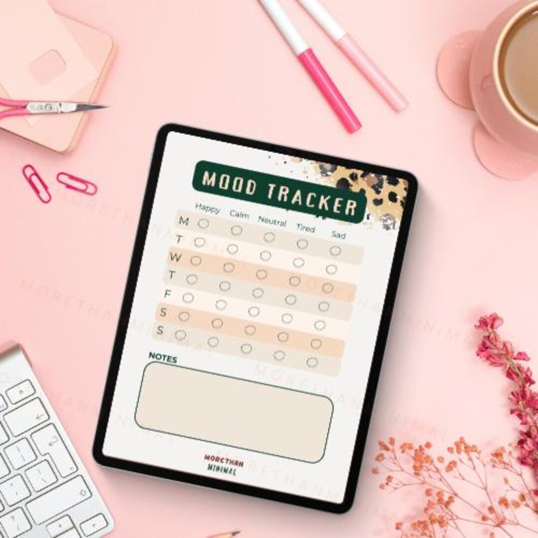 Maximalist Mood Tracker | Digital Mood Tracker for iPad | Undated ...