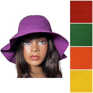 Bucket Hat Wide Brim with Optional Lining