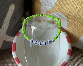 Word Beaded Bracelet