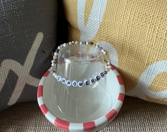 Word Beaded Bracelet