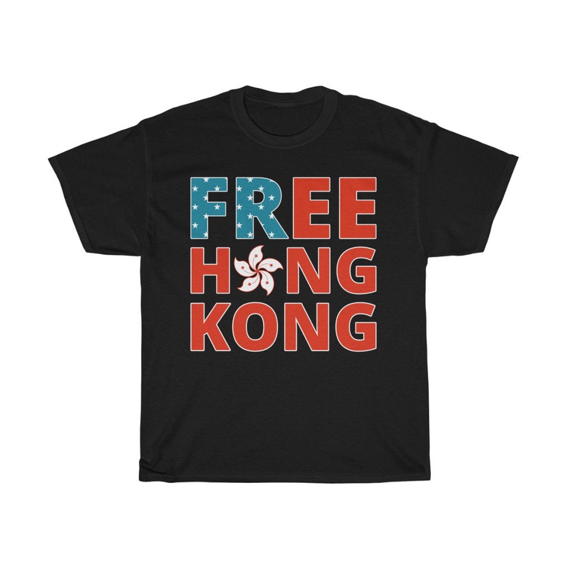 Free Hong Kong Shirt Hong Kong Shirt Free Hong Kong Etsy