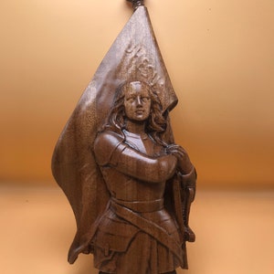 Saint Joan of arc wall hanging wall plaque statue