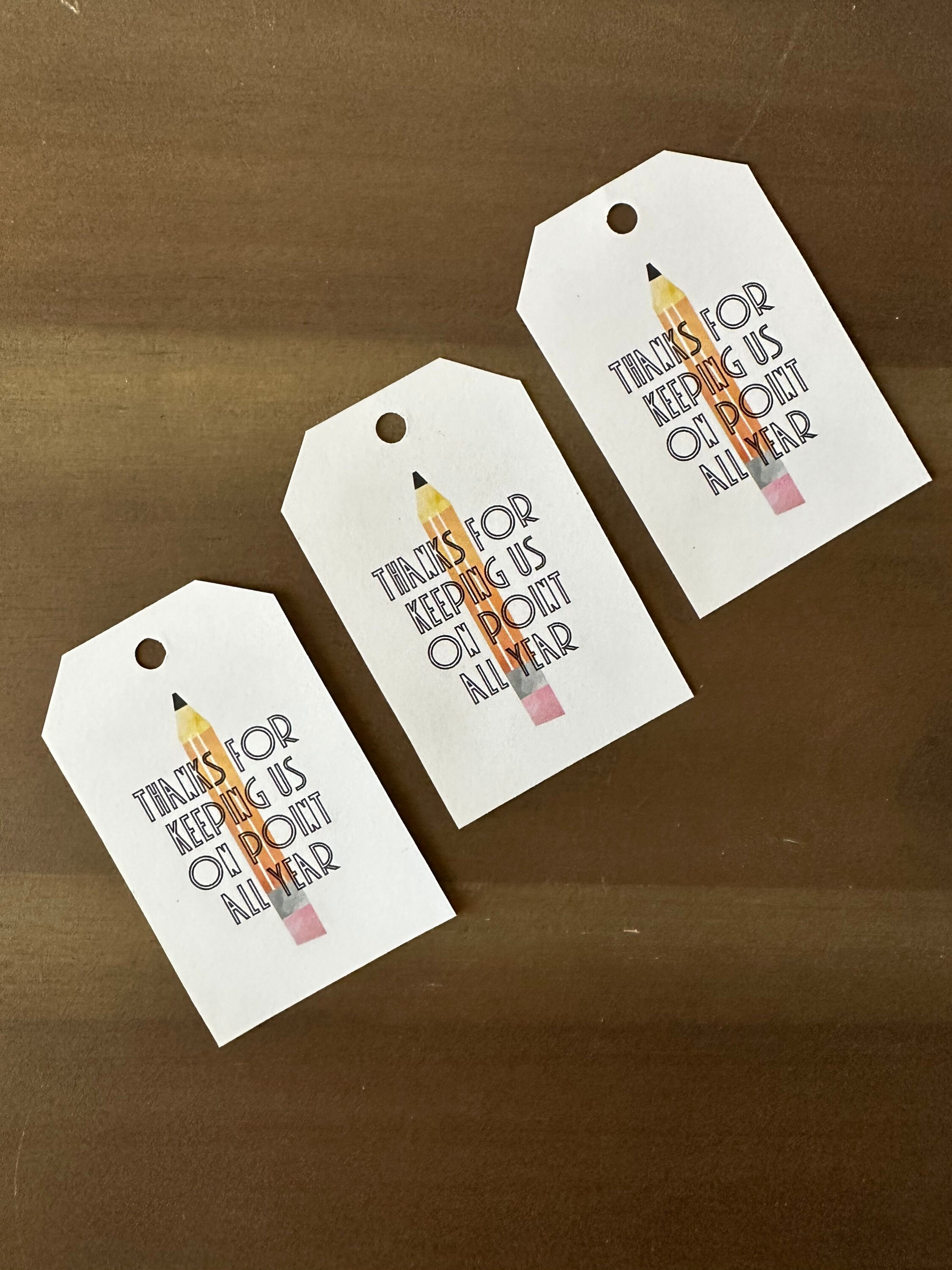 Teacher Appreciation Printable Gift Tags (PDF) - Etsy