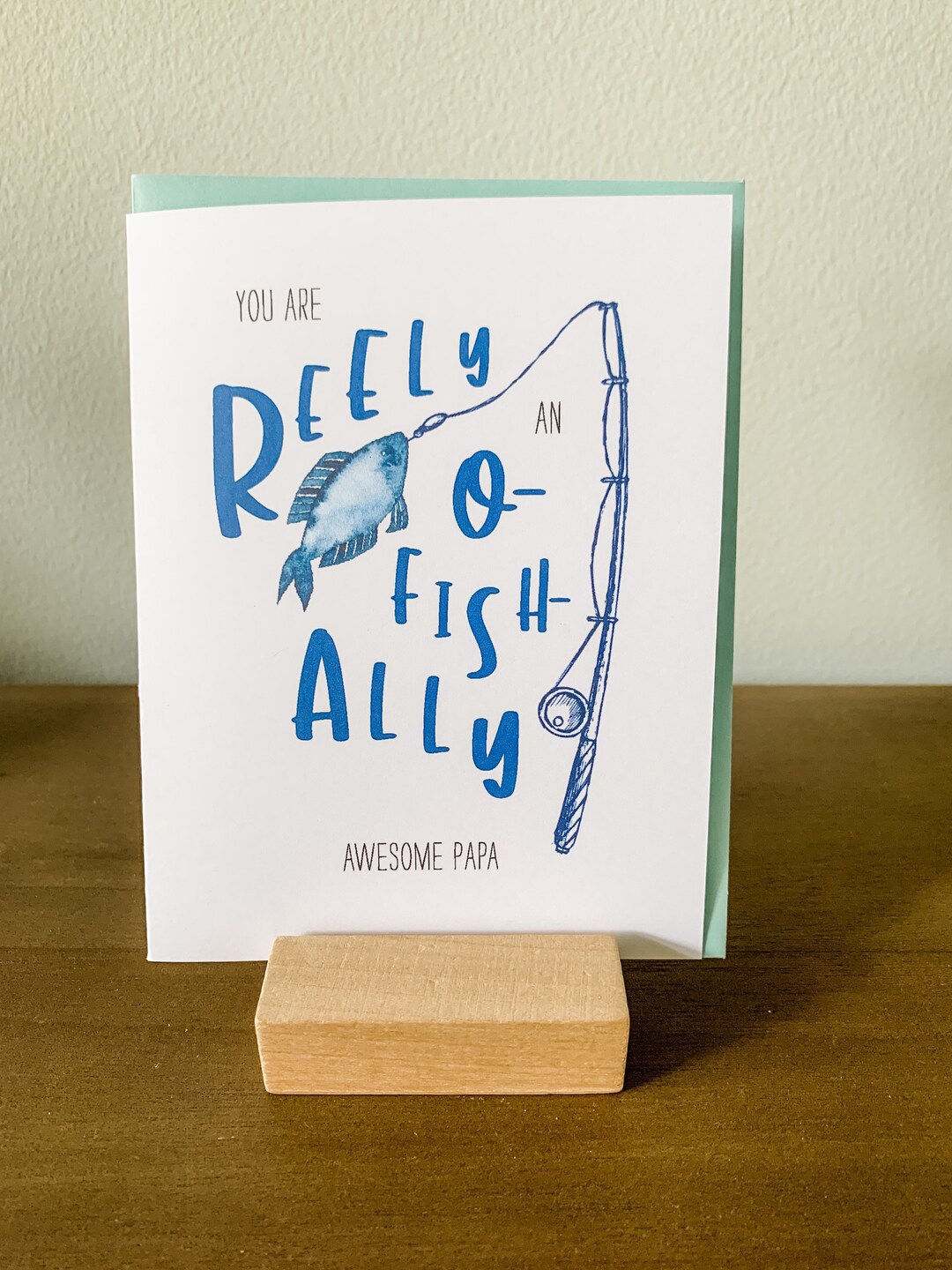 You Are Reely an O-fish-ally Awesome Dad Greeting Card