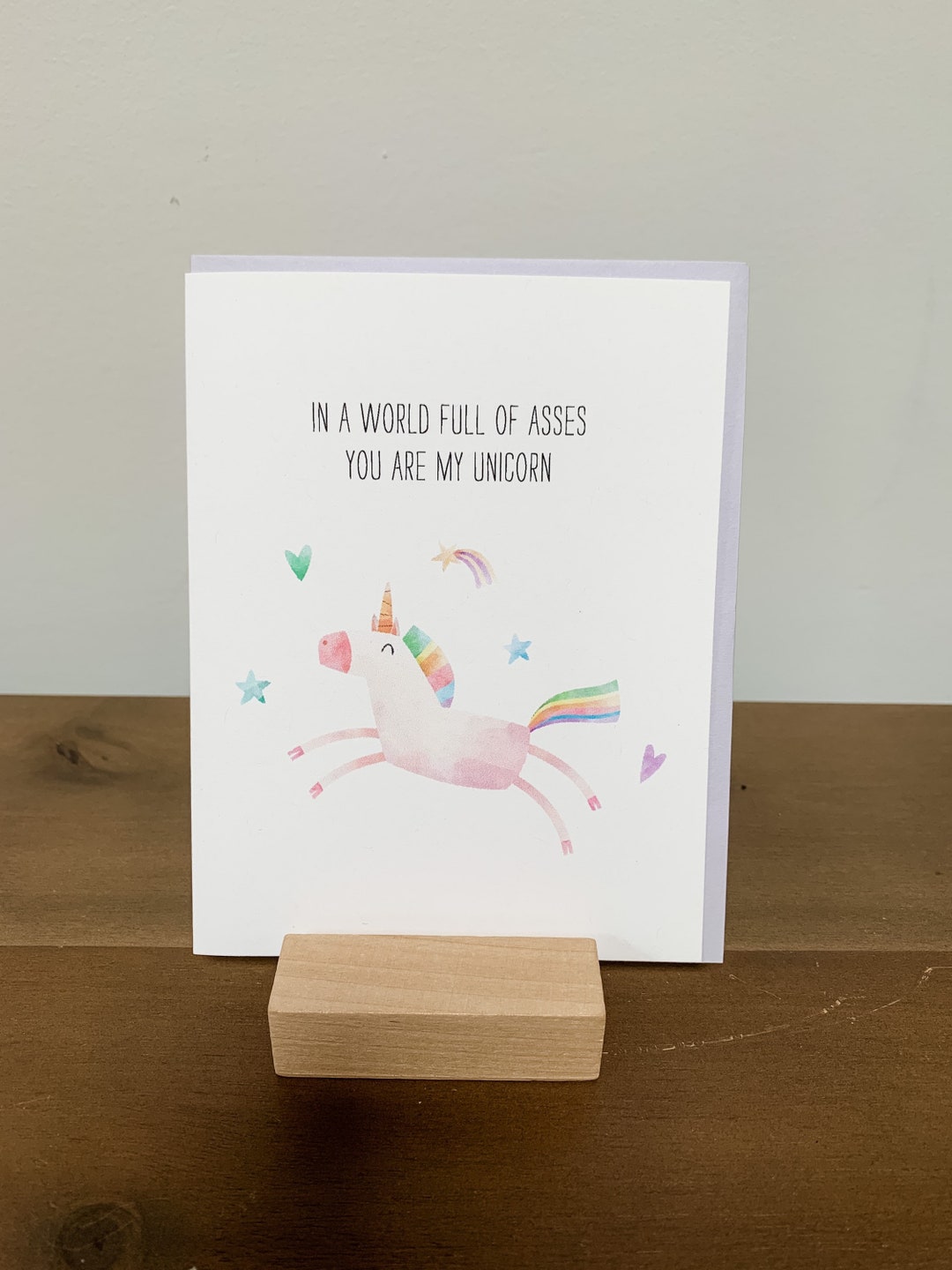 You Are My Unicorn  Funny Valentine's Day Card