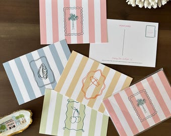 Charleston Preppy Postcard Set
