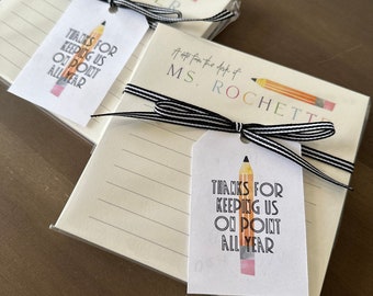 Teacher Appreciation Printable Gift Tags (PDF)