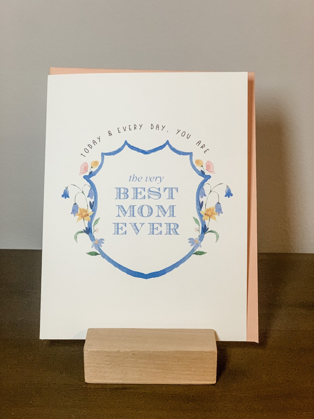 Best Mom Ever Personalized Mothers Day Card