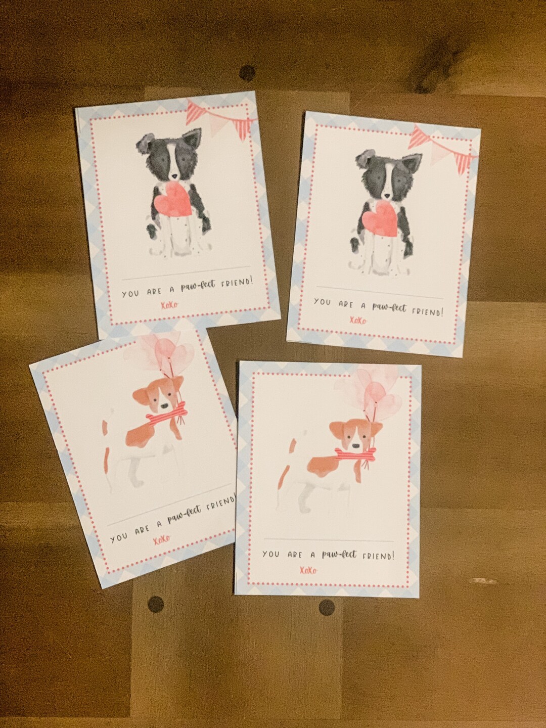 You Are a Paw-fect Friend Class Valentine - Printable