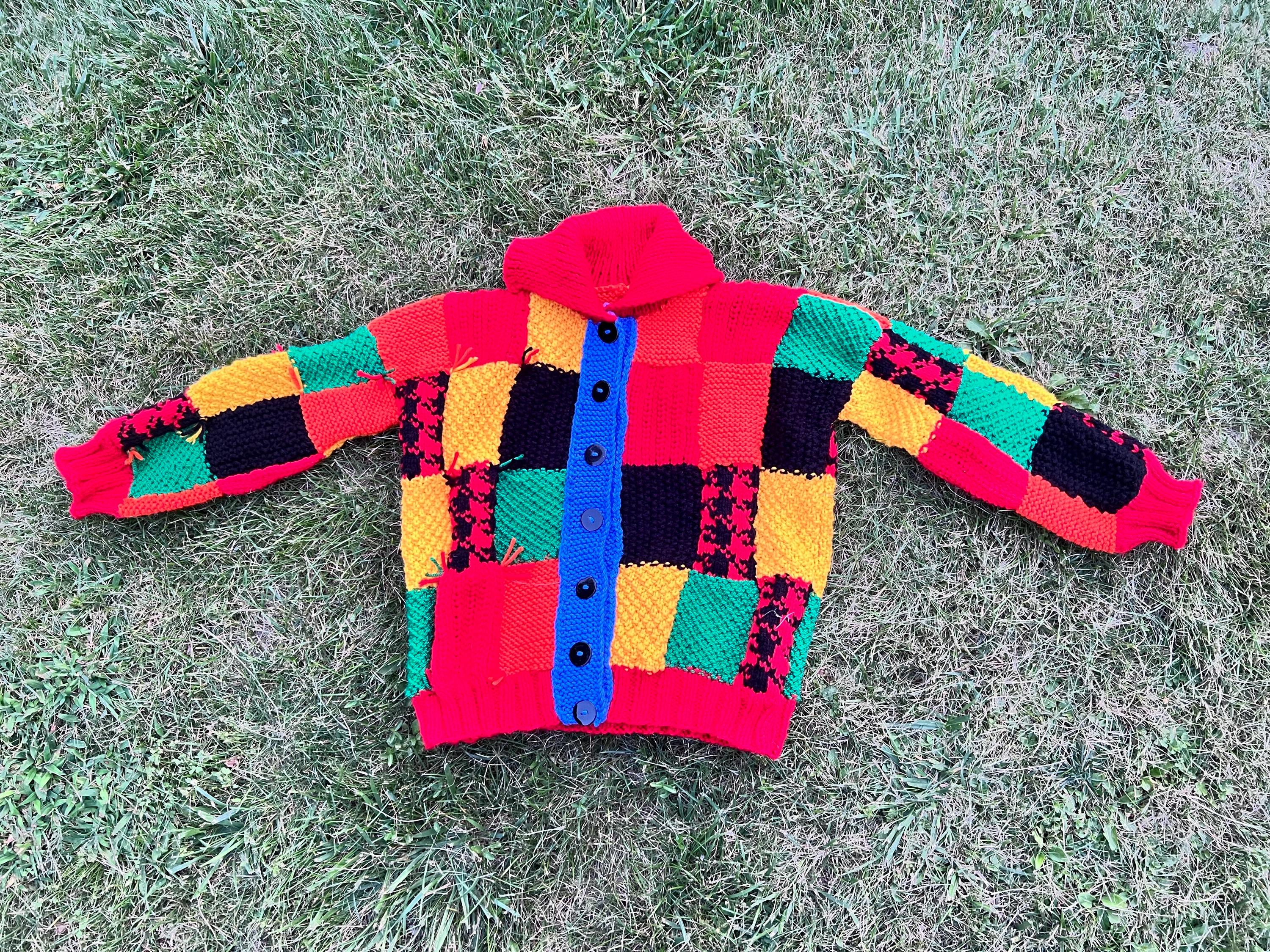 Handmade Harry Styles JW Anderson Inspired Patchwork Cardigan – Women's One Size