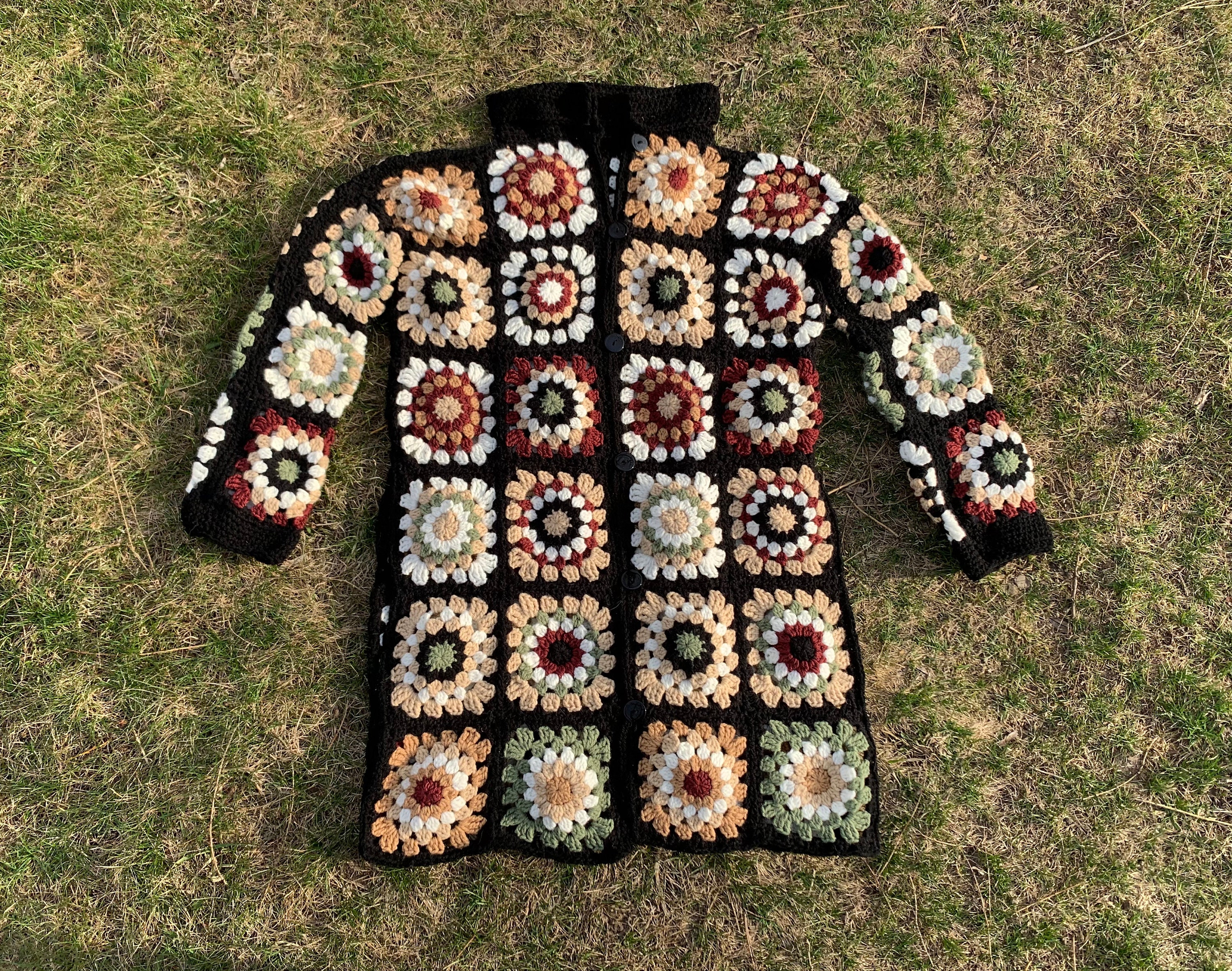 Hand Crocheted Cardigan and Scarf - Gigi Hadid and Rosetta Getty