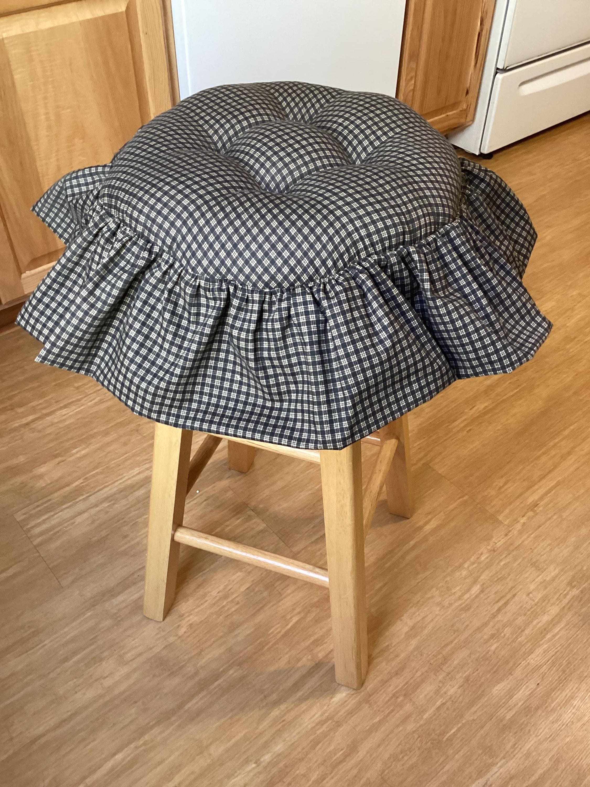 Bar Stool Cushions With Ties Etsy UK