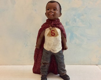 New LEON SUPERHERO,  Miss Martha Originals All God’s Children collectors gift, 1603, never displayed, original box