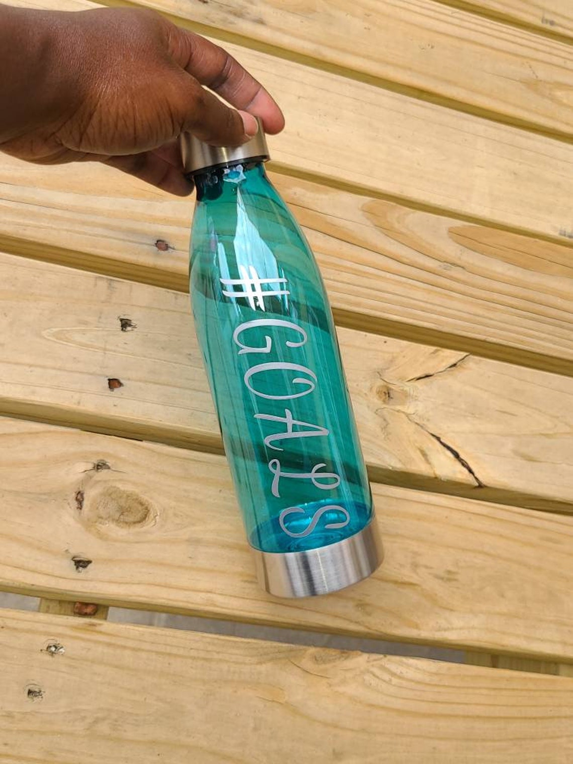 Goals 22oz Hydrating Water Bottle Etsy