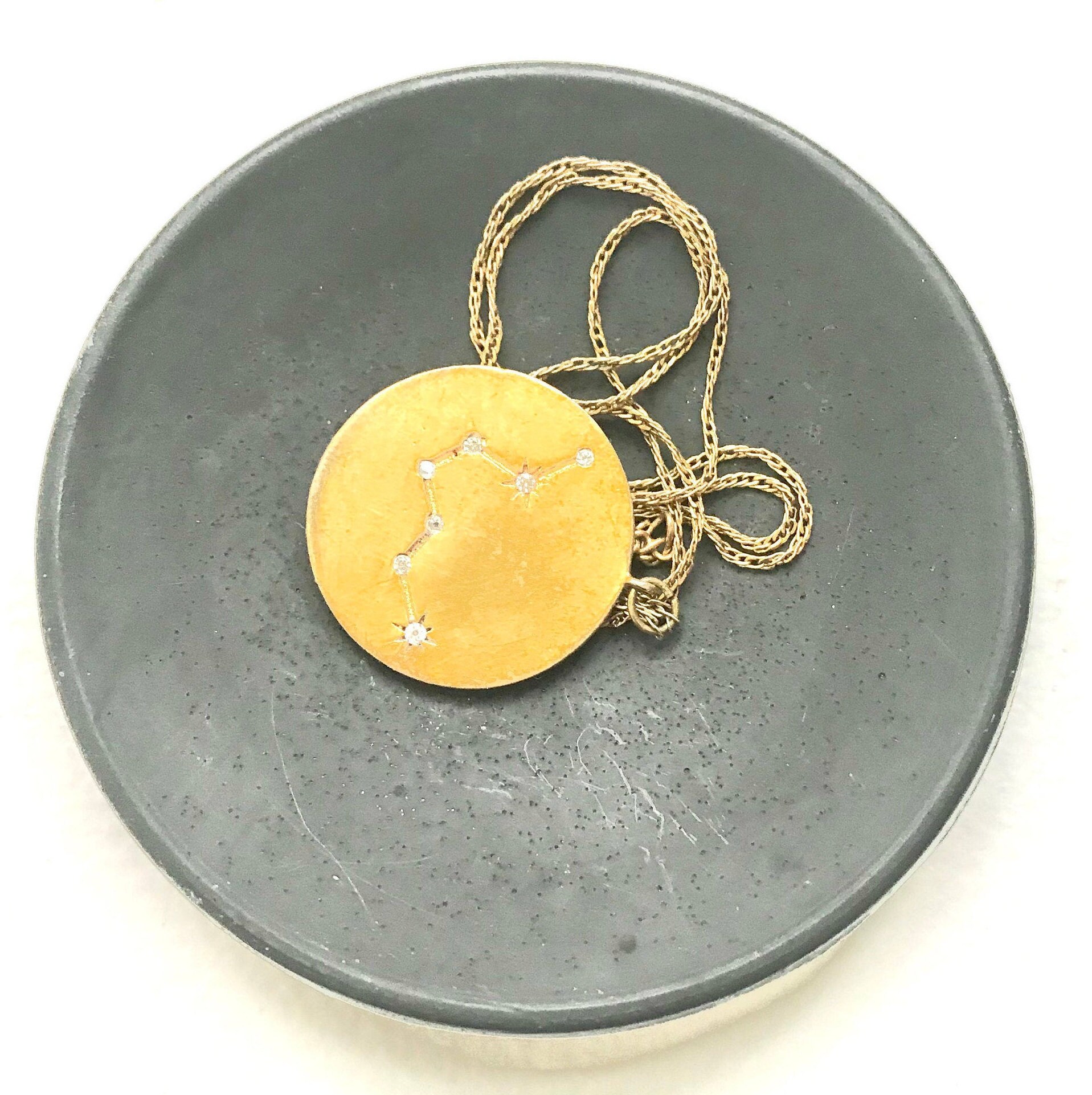 Soporte de anillo de pared de joyería de hormigón minimalista | Etsy