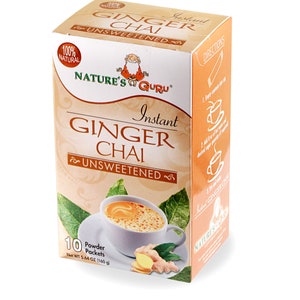 Ginger Chai Latte I Instant Tea Mix I Nature's Guru image 1