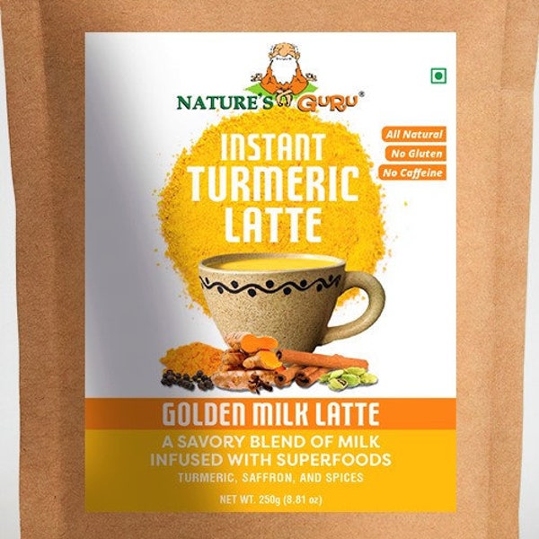 Turmeric Latte Golden Milk 250g I Nature's Guru