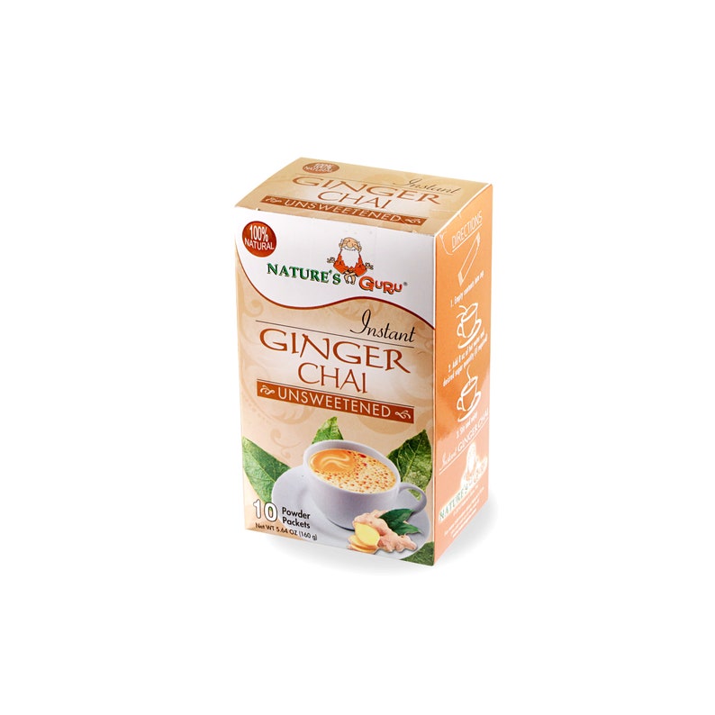 Ginger Chai Latte I Instant Tea Mix I Nature's Guru image 1