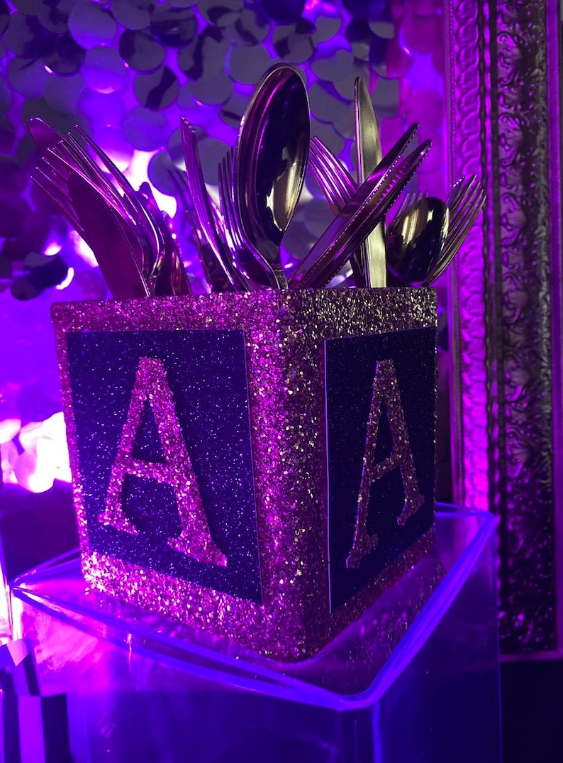 Baby Shower Decorations Baby Block Utensil Holders Luxury Set Etsy