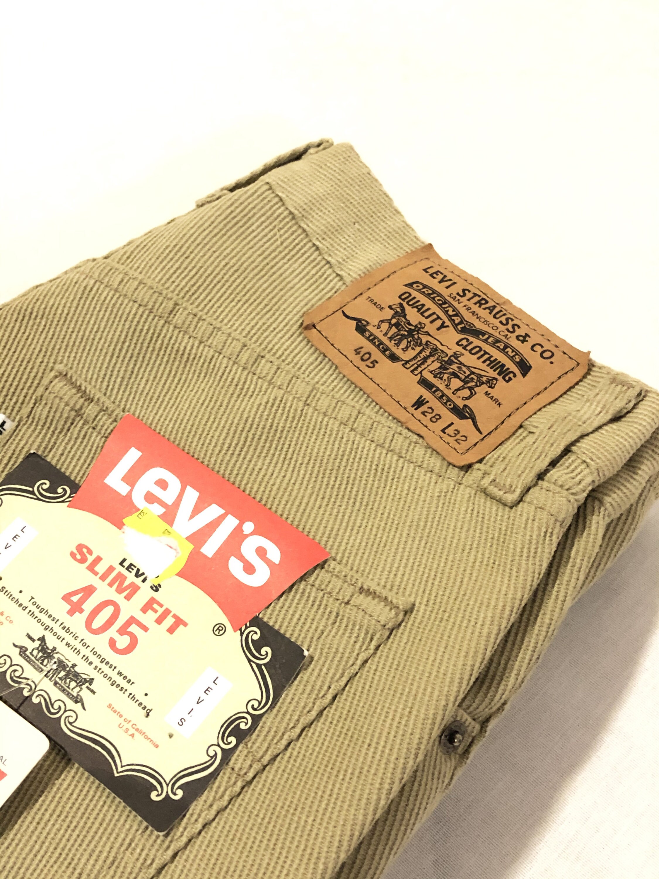 Vintage Levi's Velvet Jeans 405 Slim Fit Size W28L32 - Etsy