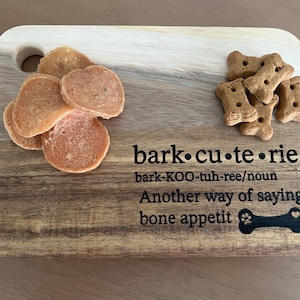 Personalized Dog Treat Board, Bark-cuterie Dog Serving Tray, Pet Gift