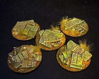25mm Bases, professionally painted