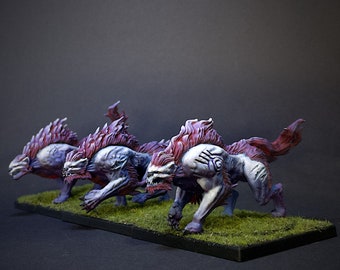 Fenr Beastpack - Professionally Painted Miniatures for Conquest
