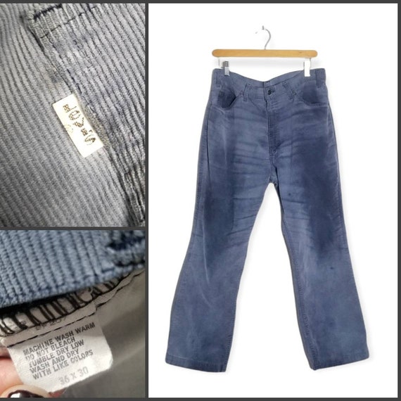 Tab Bootcut Cords Distressed - Etsy