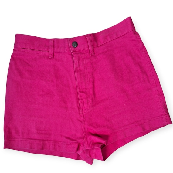 Buy Vintage 70s/80s Hot Pink Hot Pants, High Waist Booty Shorts, Roller Disco  Shorts Women Medium Waist 28 Online in India 