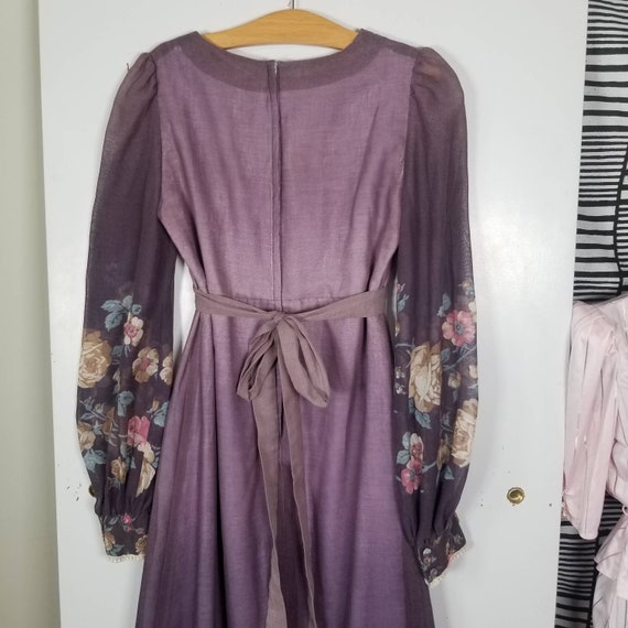 Vintage 70s Shelly's Tall Girls Purple Prairie Dr… - image 6