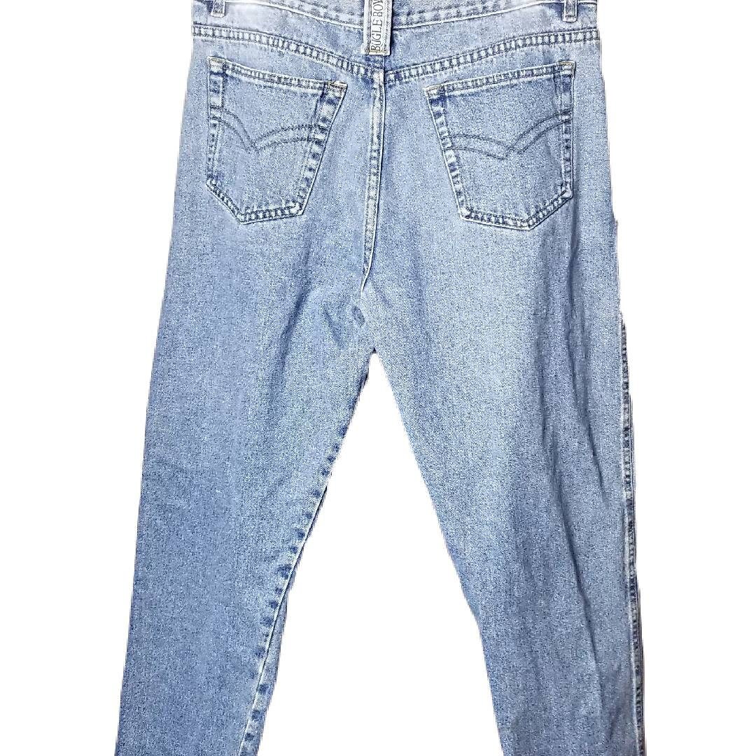Vintage 80s 90s Bugle Boy Jeans Men 34 Straight Relaxed Fit // Etsy