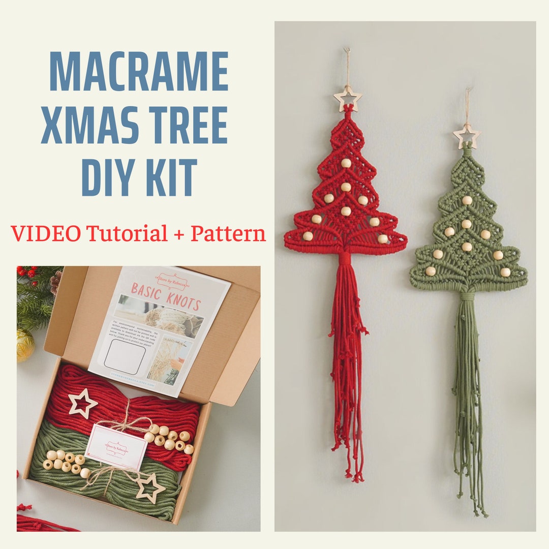 Christmas Tree Craft Kit Adult Diy Craft Kit Small Christmas Etsy