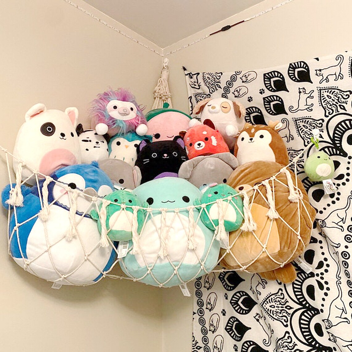 Squishmallow Storage Toy Hammock Squishmallow Squad Etsy