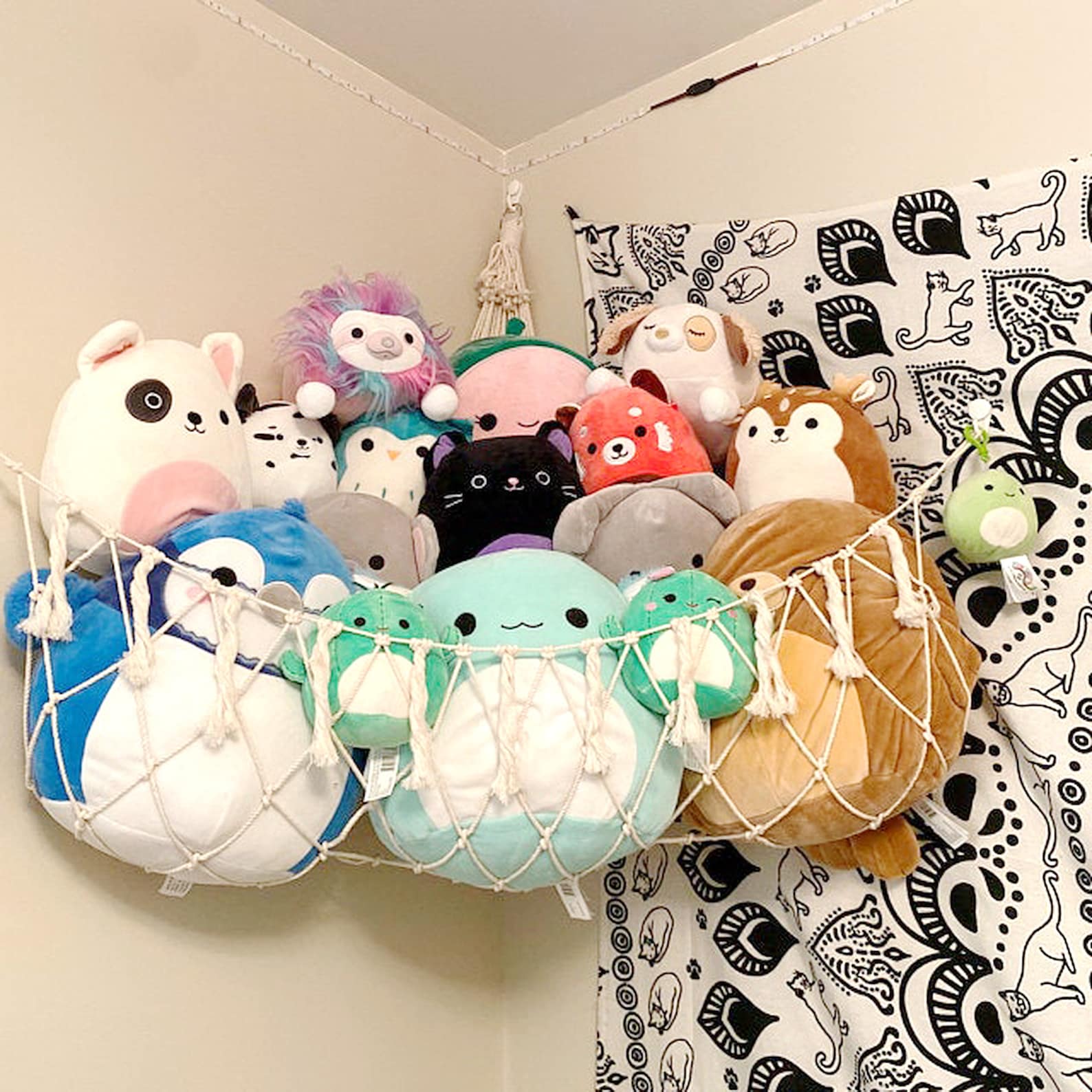 Squishmallow Storage Toy Hammock Squishmallow Squad Etsy