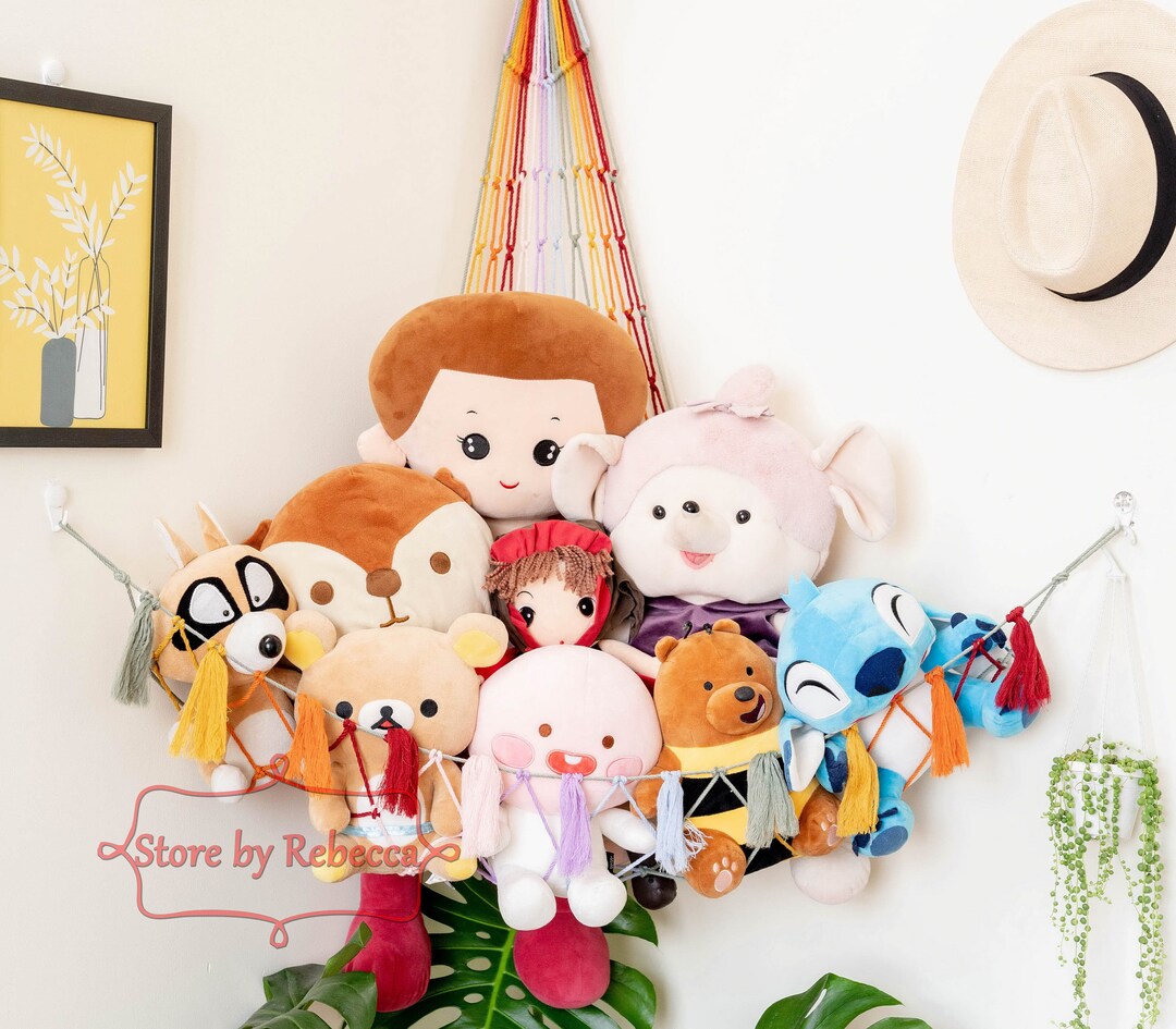 Squishmallow Storage Toy Hammock Squishmallow Squad Stuffie Etsy