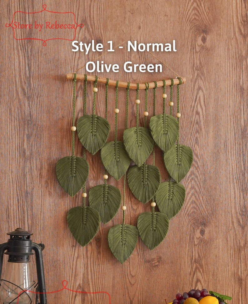 Leaves Wall Hanging Aesthetic Room Decor Wall Art for - Etsy