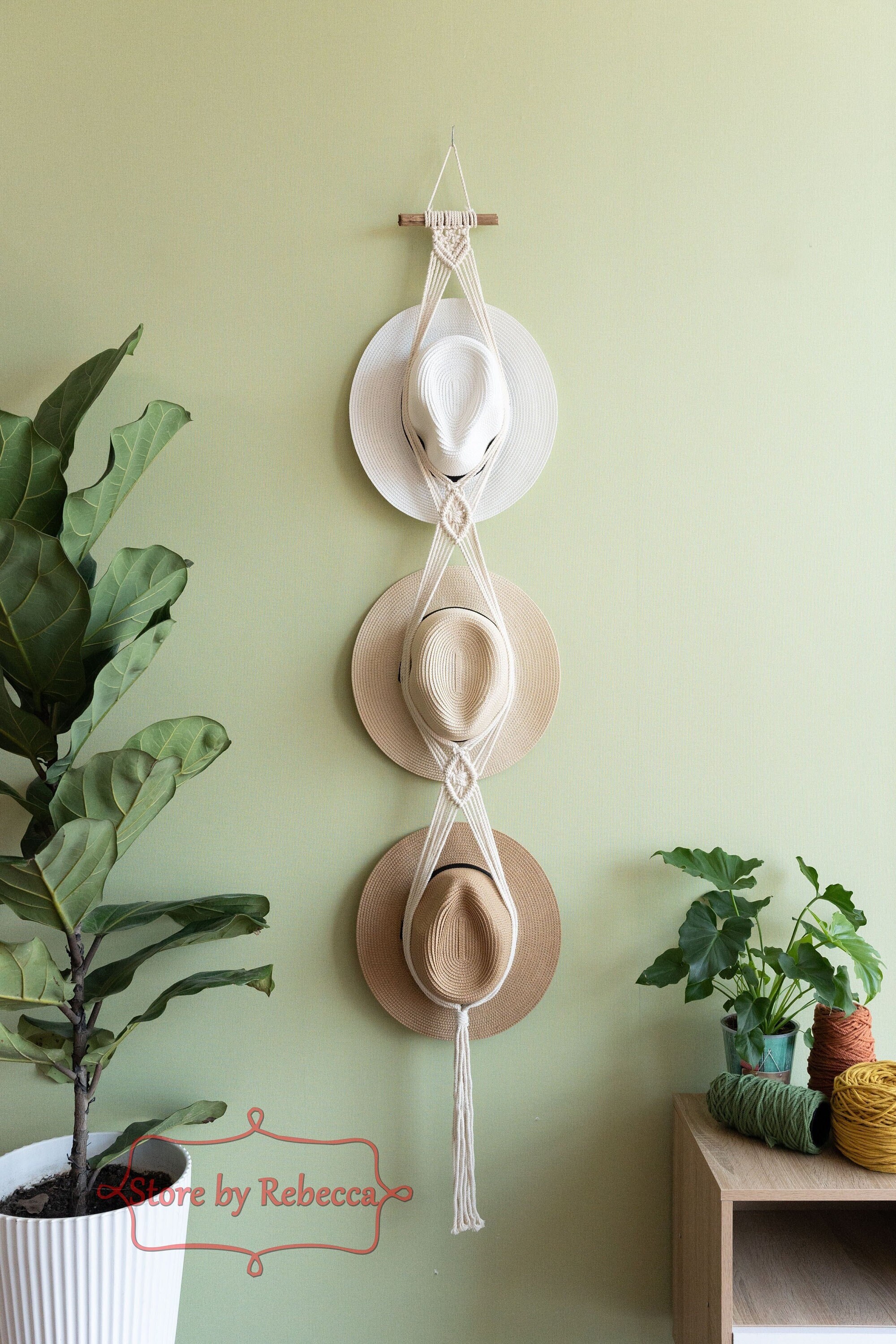 Farmhouse Hat Hanger Hat Wall Decor Straw Hat Rack New Home Etsy