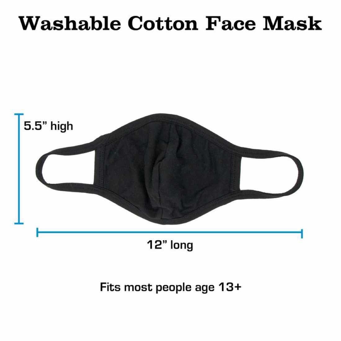 Washable Face Mask With Filter Pocket Made In USA Reusable Etsy