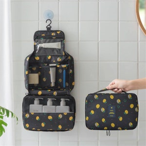 Hängende Reisetasche, Kosmetikaufbewahrung, Reiseaufbewahrung, Toilettenartikelhalter, hängende Toilettenartikelhalter, Make-up-Kosmetiktaschen