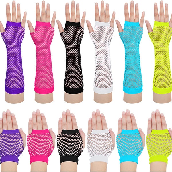 White Mesh Gloves Etsy