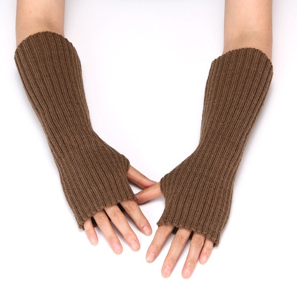9 Colors Knit Fingerless Gloves, Knitted Wristwarmers or Handwarmers,Fingerless gloves mittens,Unisex