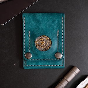 Leder Accessoire für Mann Brieftasche handgemachtes Geschenk für einen Mann