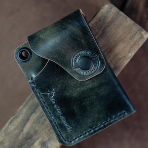 Nomad wallet, Leather accessory, handmade gift, leather artisan goods, leather wallet, everyday carry accessories, fathers day gift