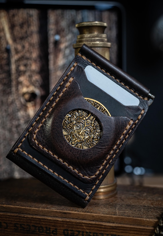 THE ATTICUS. Money Clip, Wallet With Coin Pocket. Rugged