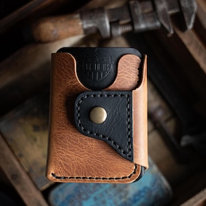 The Rat Pack v2. Leather accessory, handmade gift, leather artisan goods, leather wallet, everyday carry accessories, fathers day gift