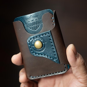 El Rat Pack v2. Accesorio de cuero, regalo hecho a mano, artículos artesanales de cuero, billetera de cuero, accesorios de uso diario, regalo para el Día del Padre.