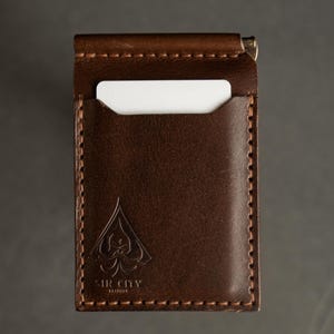 El Atticus V2. Clip para billetes, billetera plegable, regalo para papá, regalo para el Día del Padre.
